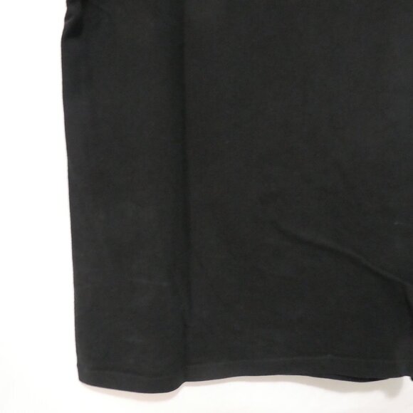 CALVIN KLEIN - Cotton Stretch | medium | Classic Black Crew Neck T-Shirt - Picture 12 of 13